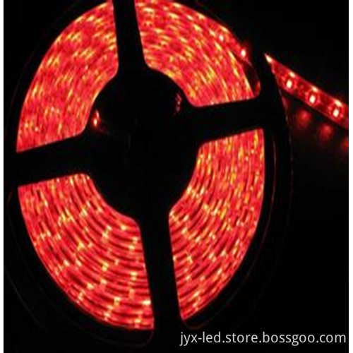 High Quality square 5m 60leds/m double pcb 5050 3chips flexible waterproof black led strip 24v red led strip ribbon light